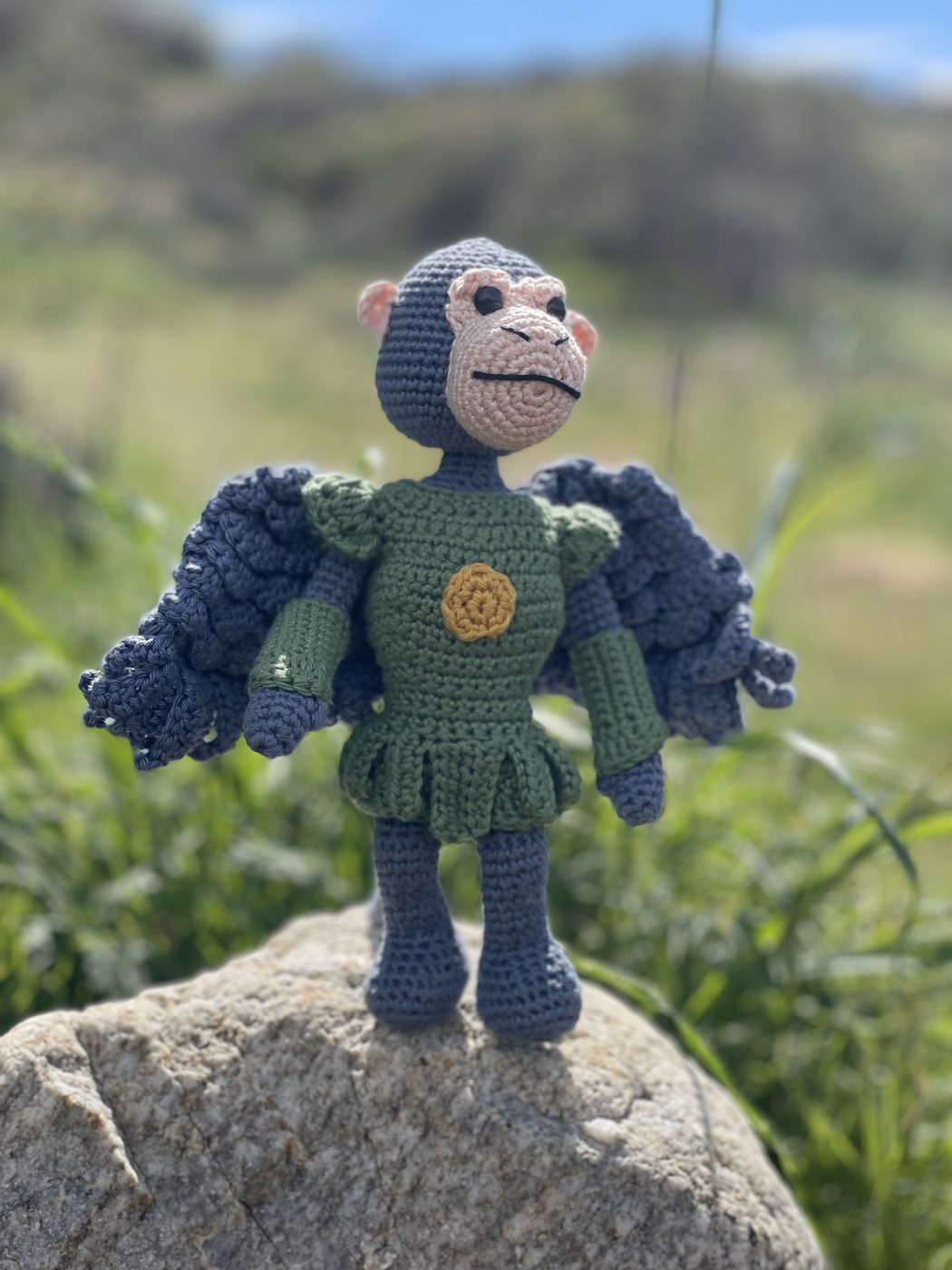 Wicked Flying Monkey crochet amigurumi, photo 2