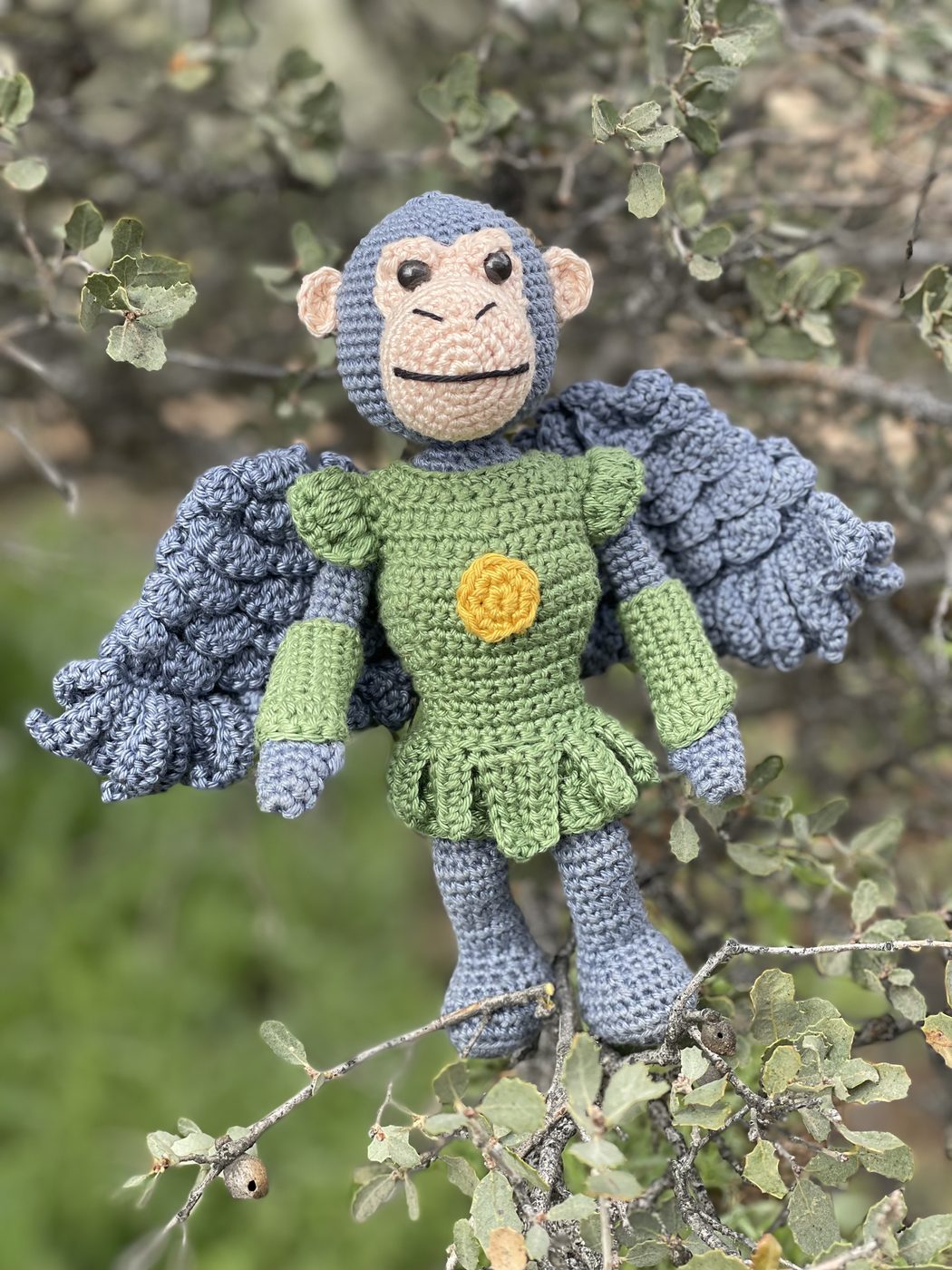 Wicked Flying Monkey crochet amigurumi, photo 3