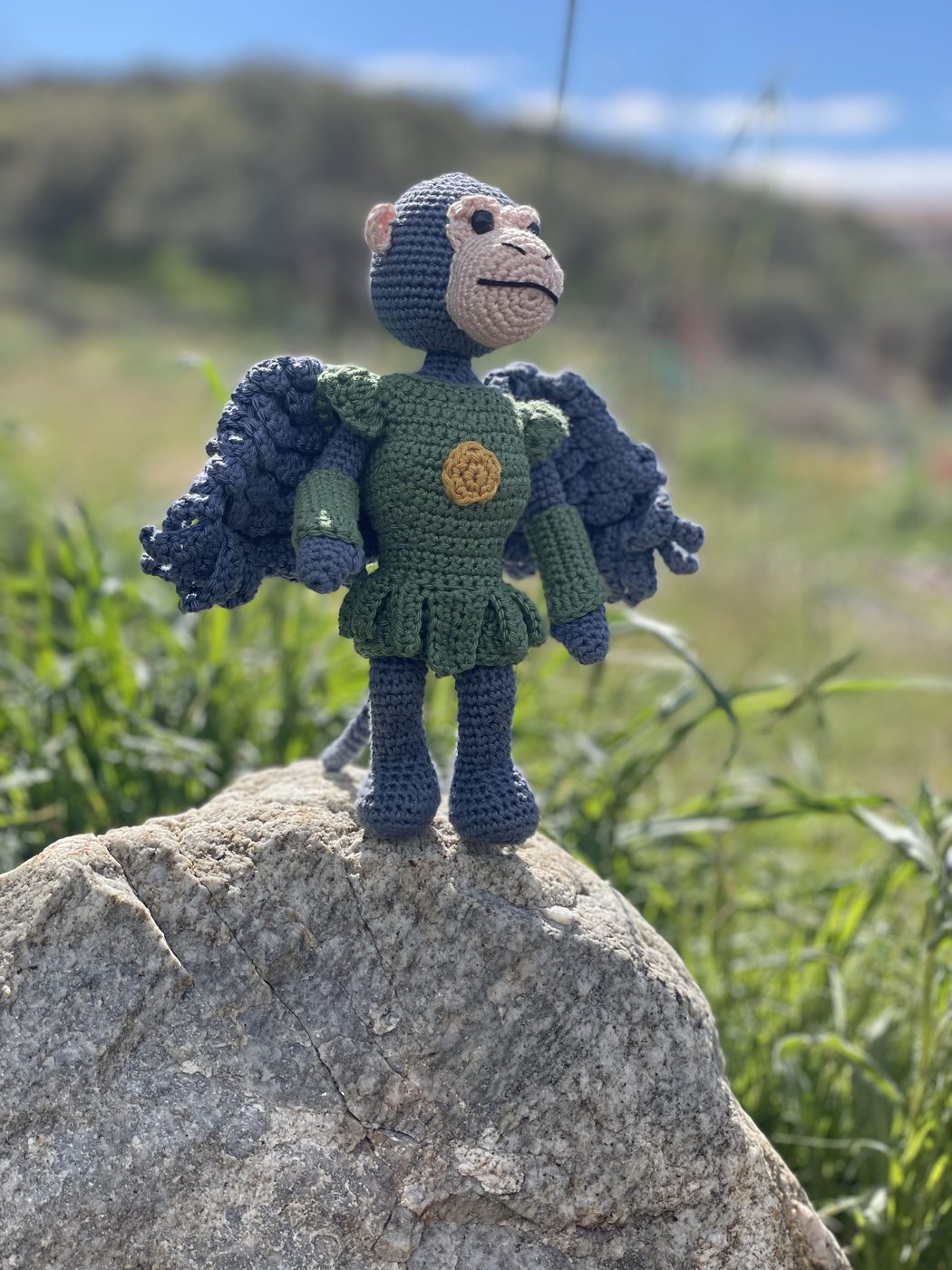 Wicked Flying Monkey crochet amigurumi, photo 4
