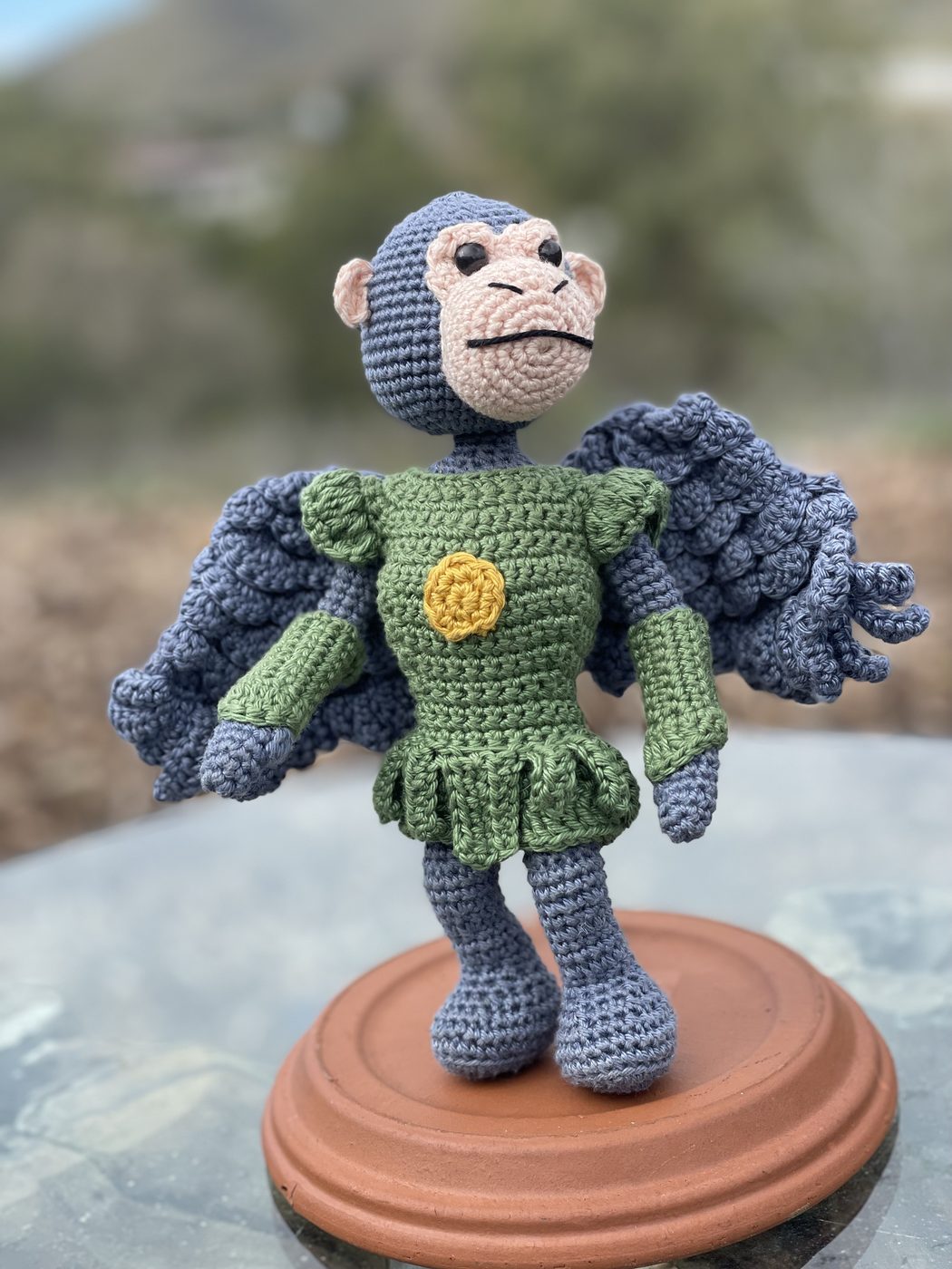 Wicked Flying Monkey crochet amigurumi, photo 5