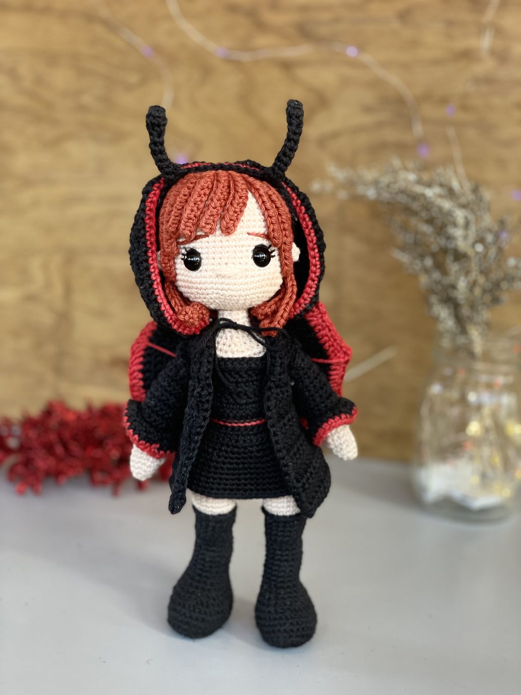 Claire the Mothgirl crochet amigurumi, photo 2