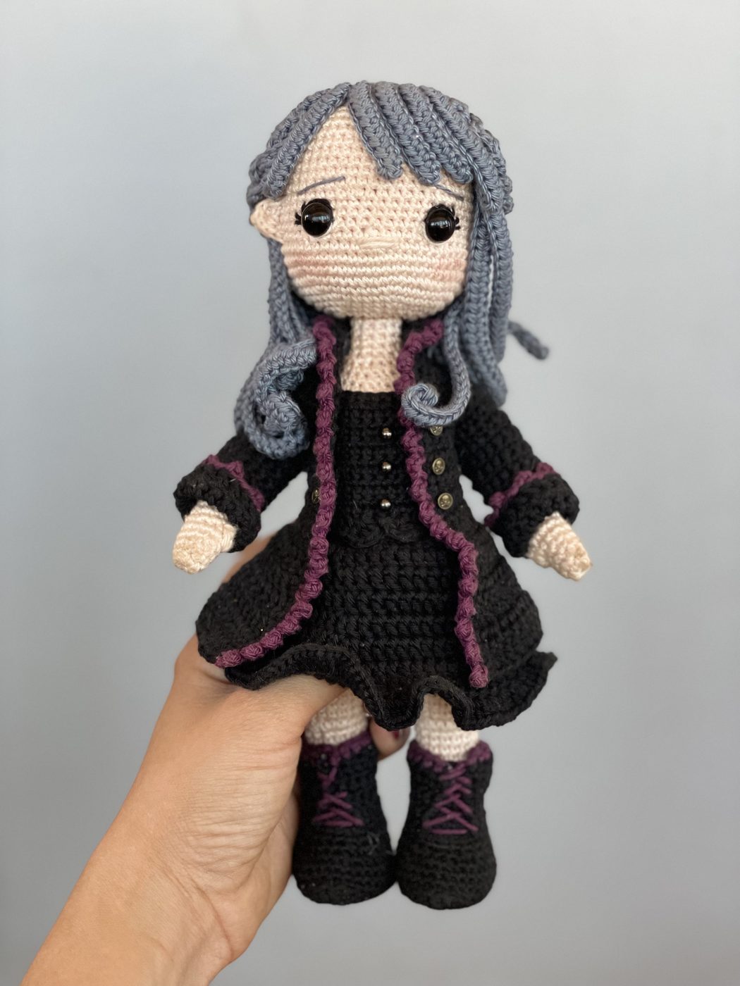 Niona the Witch crochet amigurumi, photo 5