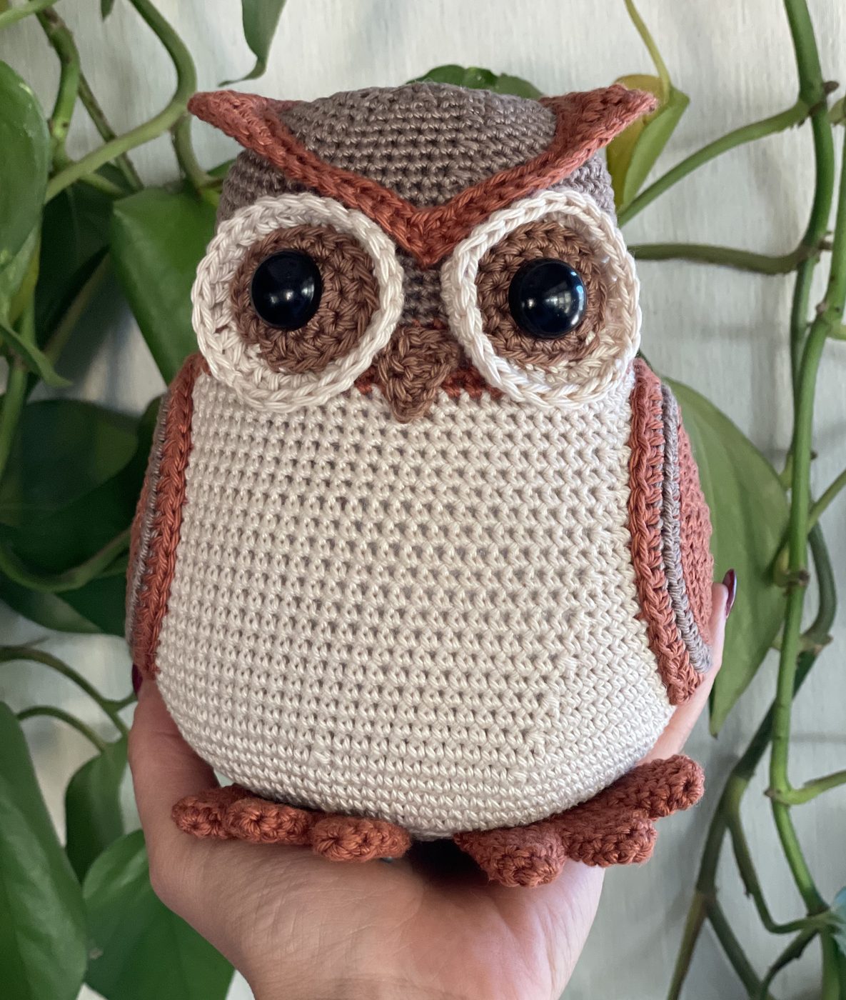 Rusty the Wood Owl crochet amigurumi, photo 3